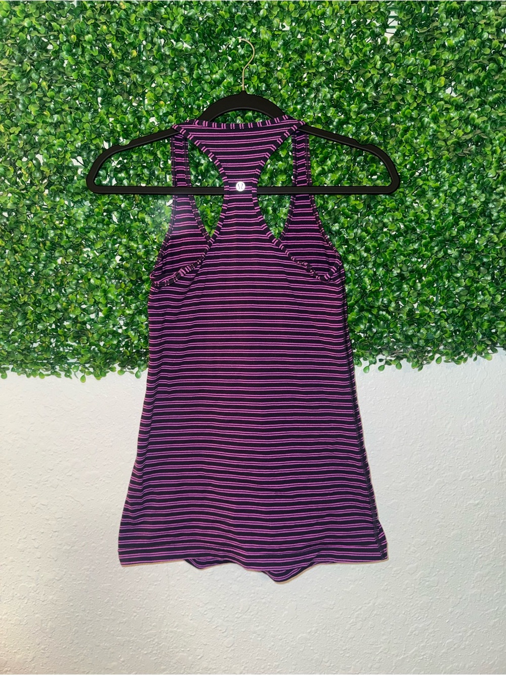 Lululemon Racerback Hyper Stripe Raspberry Glo Light / Plum - Picture 5 of 5
